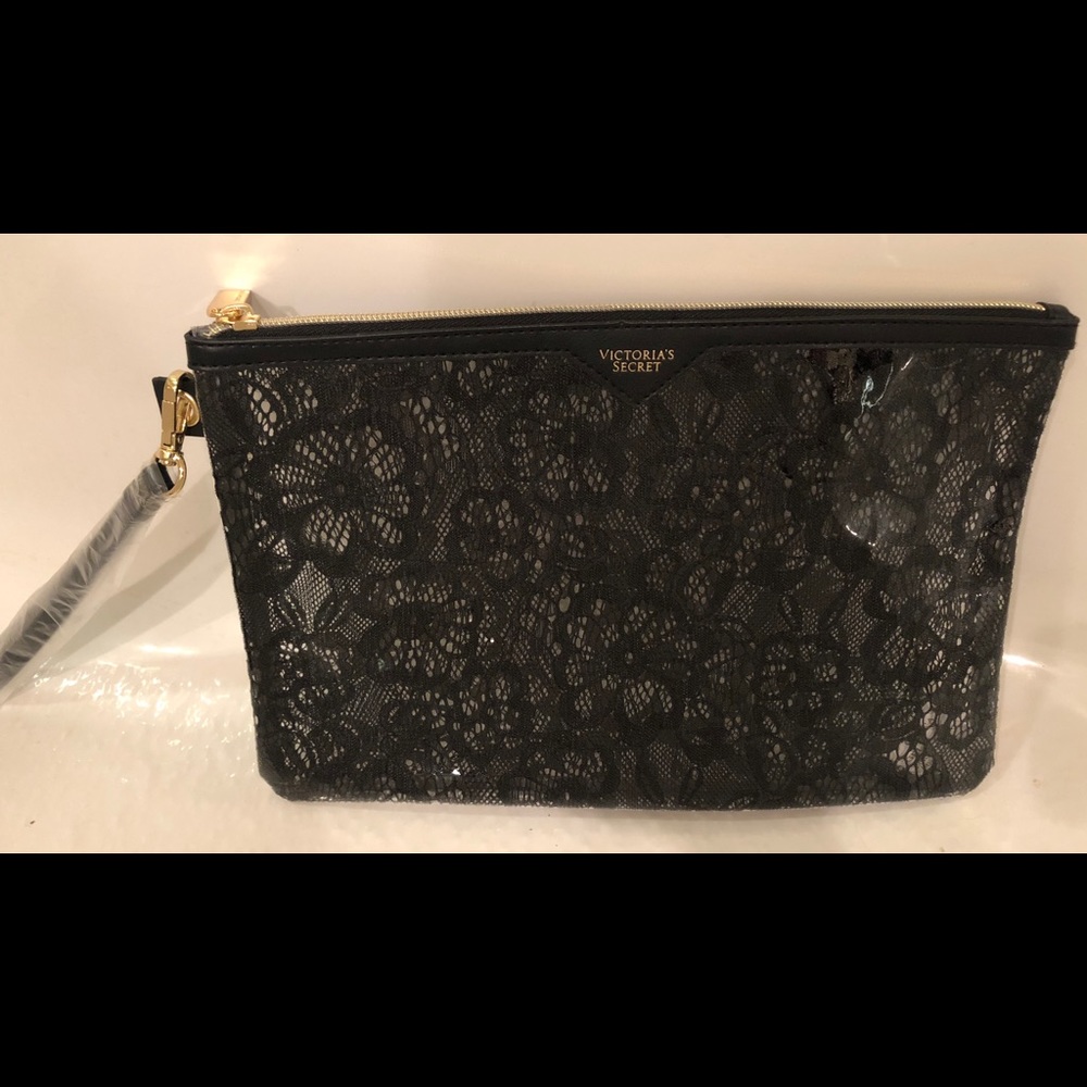 Victoria’s Secret Lace-lined Wristlet/Clutch/Pouch